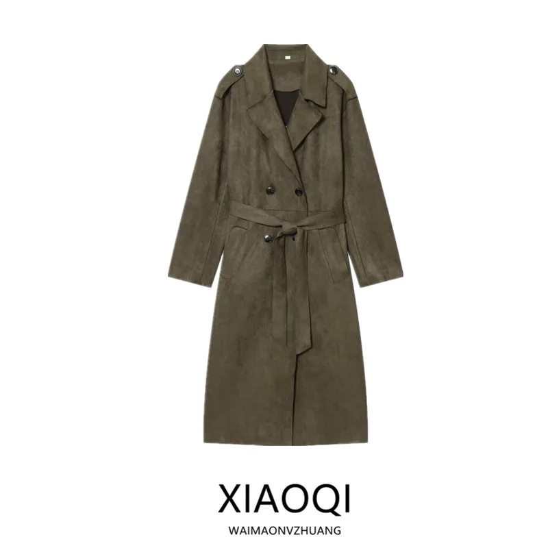 Осень 2023, женское длинное пальто Jaet, Новое поступление, универсальное пальто из искусственной замши с эффектом для поездок на работу, свободный крой, длинный све, двубортный
Осень 2023, женское длинное пальто Jaet, Новое поступление, универсальное пальто из искусственной замши с эффектом для поездок на работу, свободный крой, длинный све, двубортный