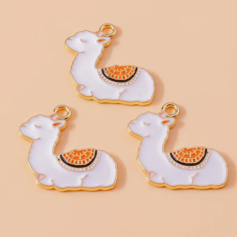 20pcs 26x27mm Cartoon Enamel Animal Alpaca Charms for Jewelry Making Earrings Pendants Necklaces Bracelets DIY Crafts Supplies
20pcs 26x27mm Cartoon Enamel Animal Alpaca Charms for Jewelry Making Earrings Pendants Necklaces Bracelets DIY Crafts Supplies