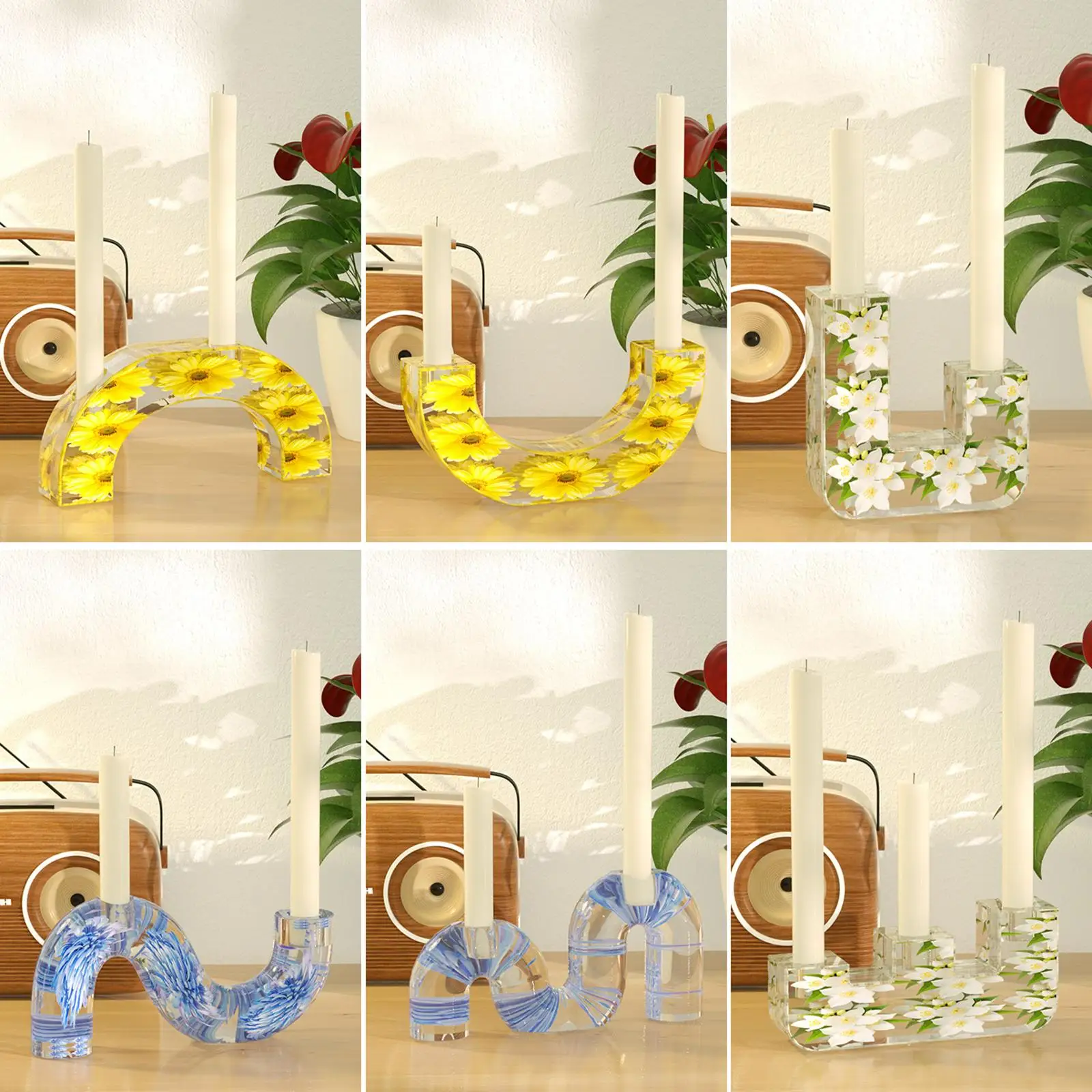 Epoxy Resin Casting Easy to Demold Candlestand Pillar Candle Holder Mould for Wedding Table Centerpiece Party Dinner Decoration
Epoxy Resin Casting Easy to Demold Candlestand Pillar Candle Holder Mould for Wedding Table Centerpiece Party Dinner Decoration