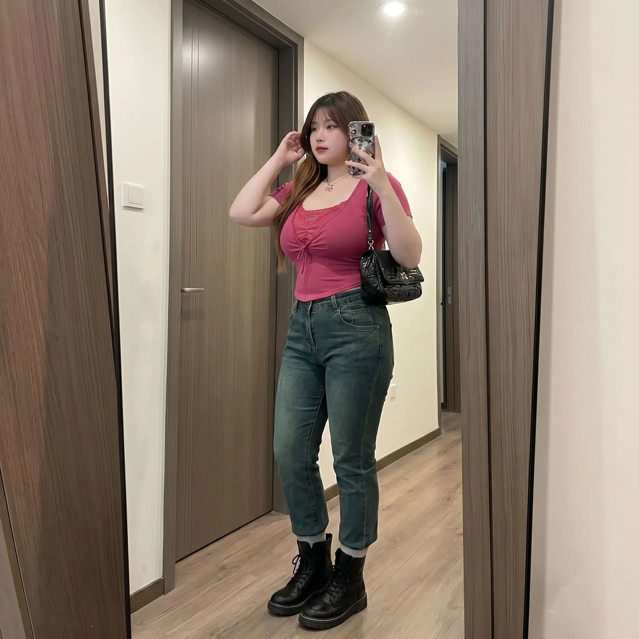 plus Size Lace Short Sleeve T-Shirt Women's Pure Desire Spicy Short V-Neck Shoulder Appropriate Two-Piece Set Pink Fashion Ca...
plus Size Lace Short Sleeve T-Shirt Women's Pure Desire Spicy Short V-Neck Shoulder Appropriate Two-Piece Set Pink Fashion Ca...