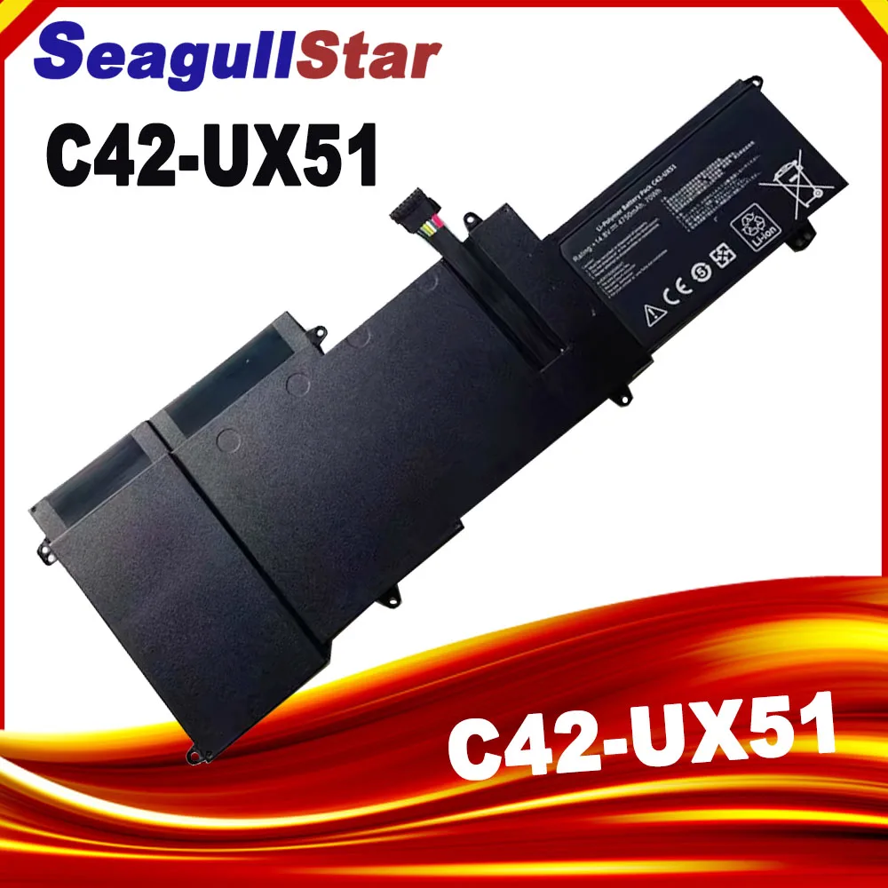 Новый аккумулятор для ноутбука C42-UX51 для Asus ZenBook U500 U500V U500VZ UX51 UX51V UX51VZ 70WH
Новый аккумулятор для ноутбука C42-UX51 для Asus ZenBook U500 U500V U500VZ UX51 UX51V UX51VZ 70WH