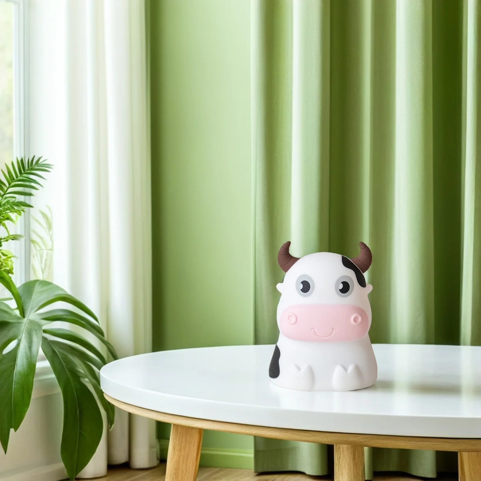 Cow Shape Silicone Night Light for Bedroom Cute Cartoon Night Lamp Desktop Baby Nursery Light Table Decor Gift
Cow Shape Silicone Night Light for Bedroom Cute Cartoon Night Lamp Desktop Baby Nursery Light Table Decor Gift