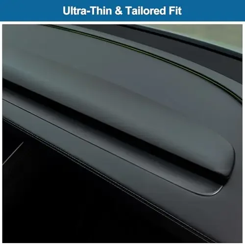 Matte Black ABS Dashboard & Air Vent Cover Set For 2025 Model Y Juniper And Model 3 Highland – Ultra-Thin Tailored Sun Shield
Matte Black ABS Dashboard & Air Vent Cover Set For 2025 Model Y Juniper And Model 3 Highland – Ultra-Thin Tailored Sun Shield