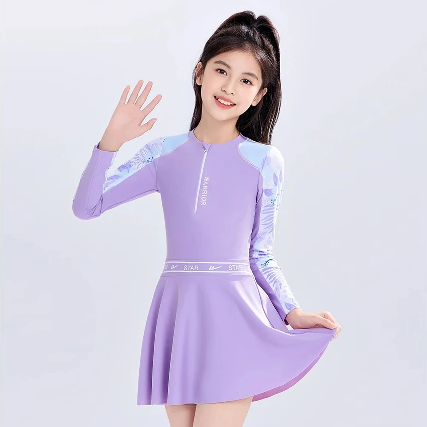 New Arrival Girls Swimwear Kids One Piece Swimsuit Long Sleeve Teen Girl Outfits Childs Swim Costume Summer Beachwear
New Arrival Girls Swimwear Kids One Piece Swimsuit Long Sleeve Teen Girl Outfits Childs Swim Costume Summer Beachwear