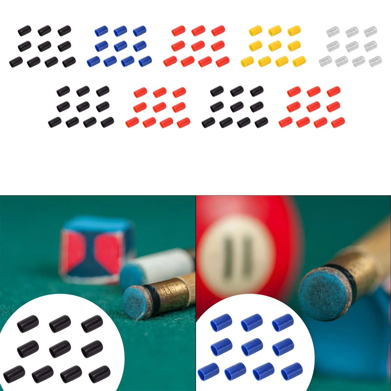 Billiard Stick Tip Cover Dustproof Rubber End Cap Cue Tip Protection for Snooker Pool Cue Accessories
Billiard Stick Tip Cover Dustproof Rubber End Cap Cue Tip Protection for Snooker Pool Cue Accessories