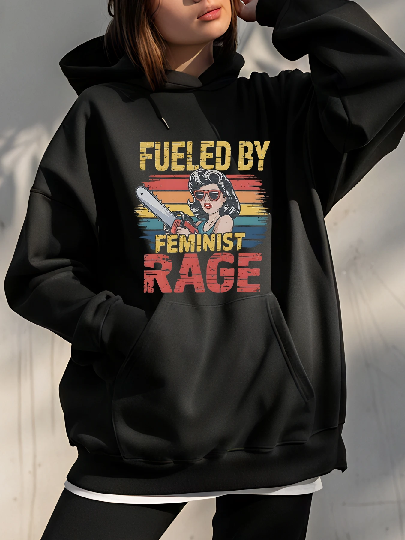 Феминистская толстовка Rage Fueled от Feminist Rage с графическим принтом, женская повседневная толстовка, уличная мода для женщин
Феминистская толстовка Rage Fueled от Feminist Rage с графическим принтом, женская повседневная толстовка, уличная мода для женщин