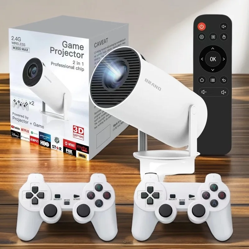 M300 Max Handheld Game Consoles Retro Video Game Console Mini Portable Intelligent Projector 720p Home Projector 64GB Games Gift
M300 Max Handheld Game Consoles Retro Video Game Console Mini Portable Intelligent Projector 720p Home Projector 64GB Games Gift