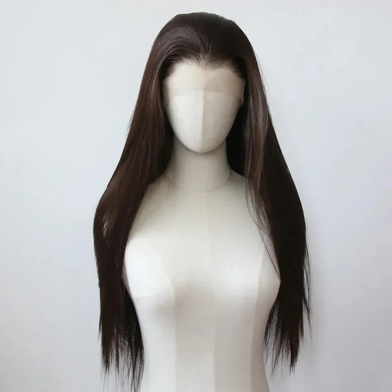 xiaoxiao 13*4 Dark Synthetic Wigs Chocolate Brown Long Straight Lace Front Wig for Women Pre Plucked Natural Ha
xiaoxiao 13*4 Dark Synthetic Wigs Chocolate Brown Long Straight Lace Front Wig for Women Pre Plucked Natural Ha