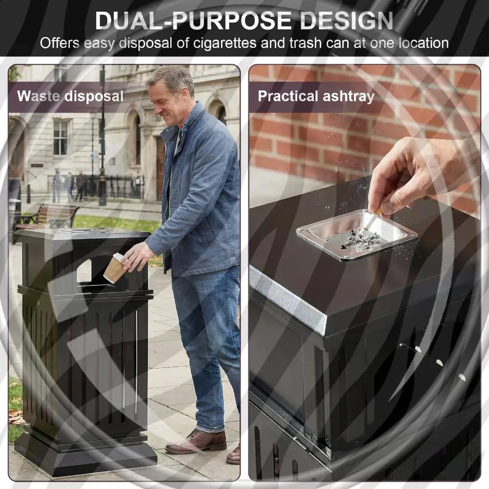 Commercial Trash Can with Removable Inner Bucket & Lid Modern Garbage Can Large Capacity for Home/Office/Restaurant/Restroom
Commercial Trash Can with Removable Inner Bucket & Lid Modern Garbage Can Large Capacity for Home/Office/Restaurant/Restroom