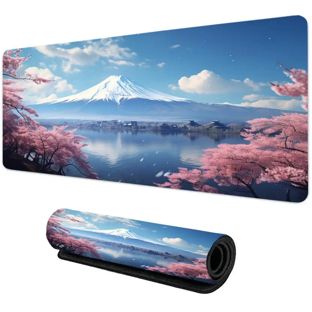 Cherry Blossom Lake Landscape Mouse Pad XXL, Non-slip Rubber Extended Keyboard Mat with Stitched Edge
Cherry Blossom Lake Landscape Mouse Pad XXL, Non-slip Rubber Extended Keyboard Mat with Stitched Edge