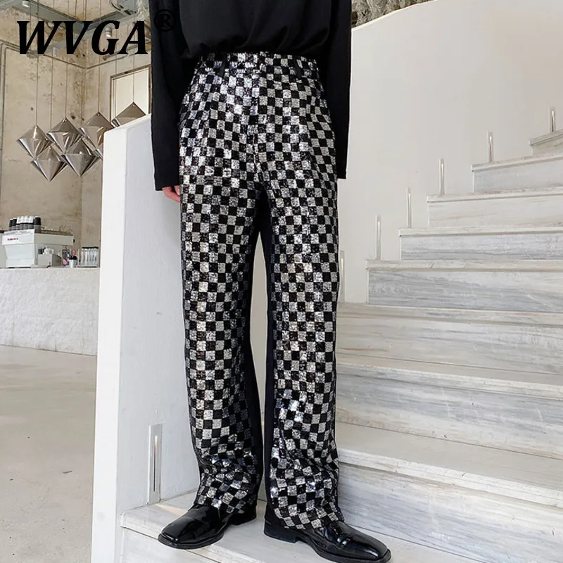 WVGA Новые мужские прямые брюки Весна Осень Tide High Street Мода Элегантный клетчатый блесток Модный дизайн Нишевый шик Повседневный W10777
WVGA Новые мужские прямые брюки Весна Осень Tide High Street Мода Элегантный клетчатый блесток Модный дизайн Нишевый шик Повседневный W10777