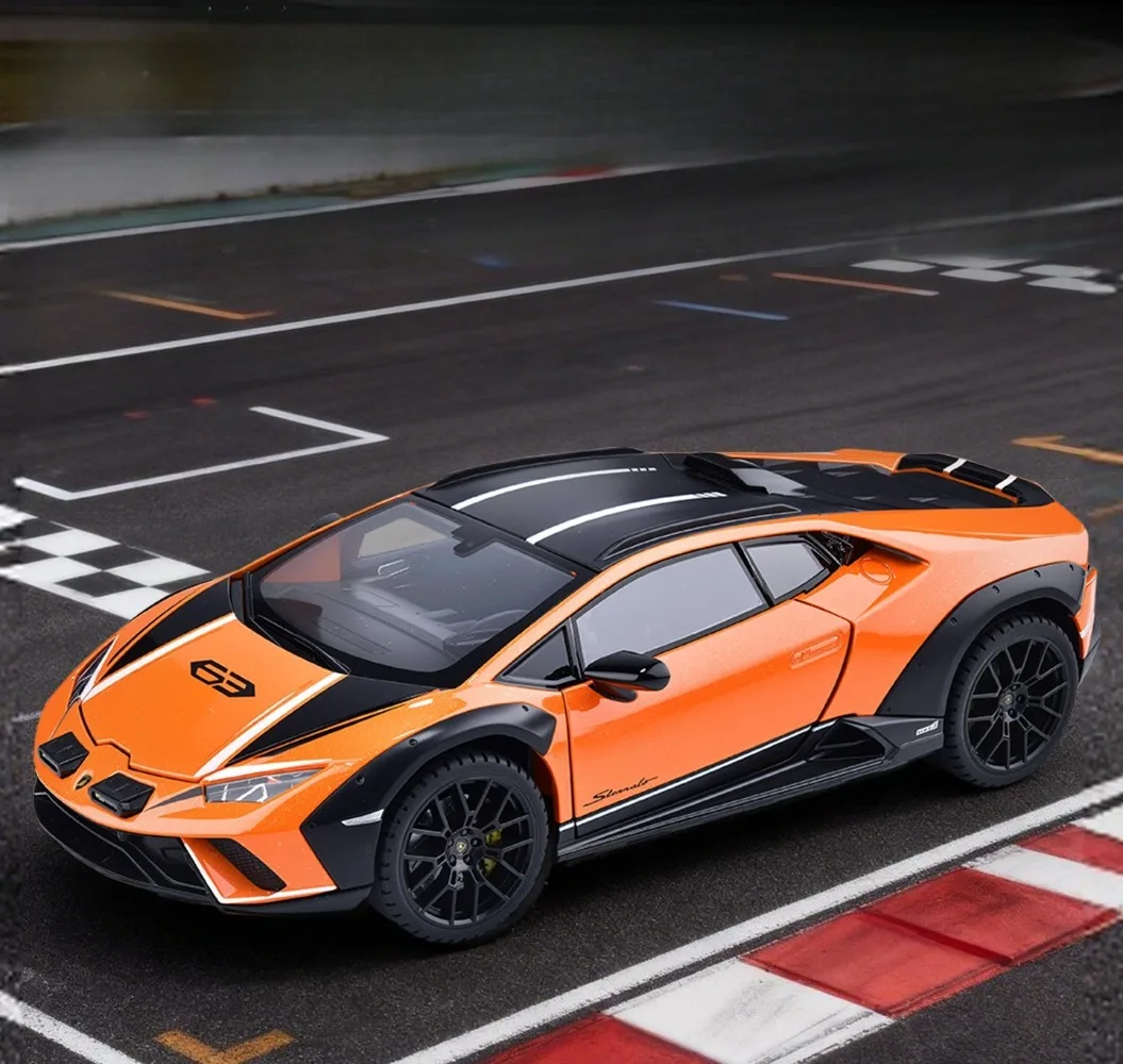 1:24 Huracan Painting Edition, звук и свет, раздвижной декоративный орнамент, детские игрушки, литая под давлением модель автомобиля из сплава, Коллекционная модель
1:24 Huracan Painting Edition, звук и свет, раздвижной декоративный орнамент, детские игрушки, литая под давлением модель автомобиля из сплава, Коллекционная модель