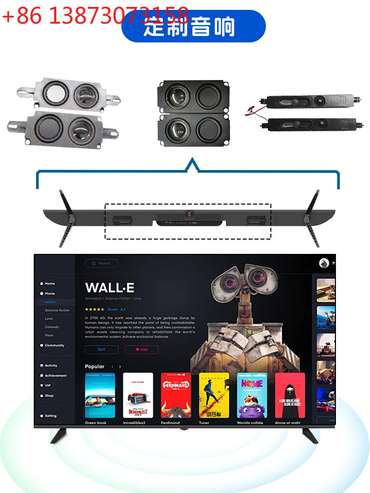 55 60 65 75 85 98-дюймовая ультратонкая полноэкранная сеть 4K Smart TV высокой четкости
55 60 65 75 85 98-дюймовая ультратонкая полноэкранная сеть 4K Smart TV высокой четкости