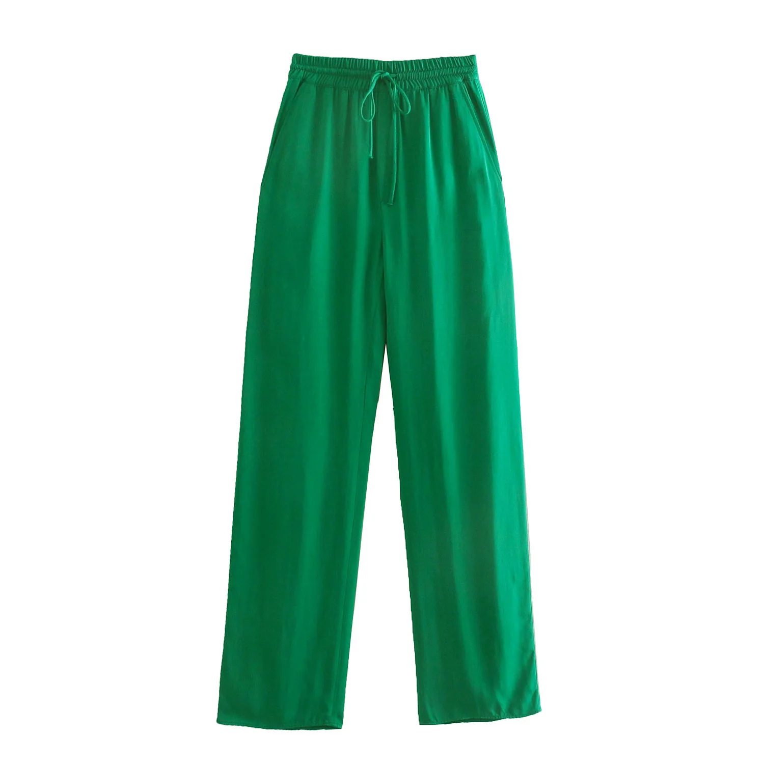 Women 2024 Spring New Fashion Draped Wide Leg Pants Chic Stretch Waist with Ornaments Joker Pants Trousers Mujer
Women 2024 Spring New Fashion Draped Wide Leg Pants Chic Stretch Waist with Ornaments Joker Pants Trousers Mujer
