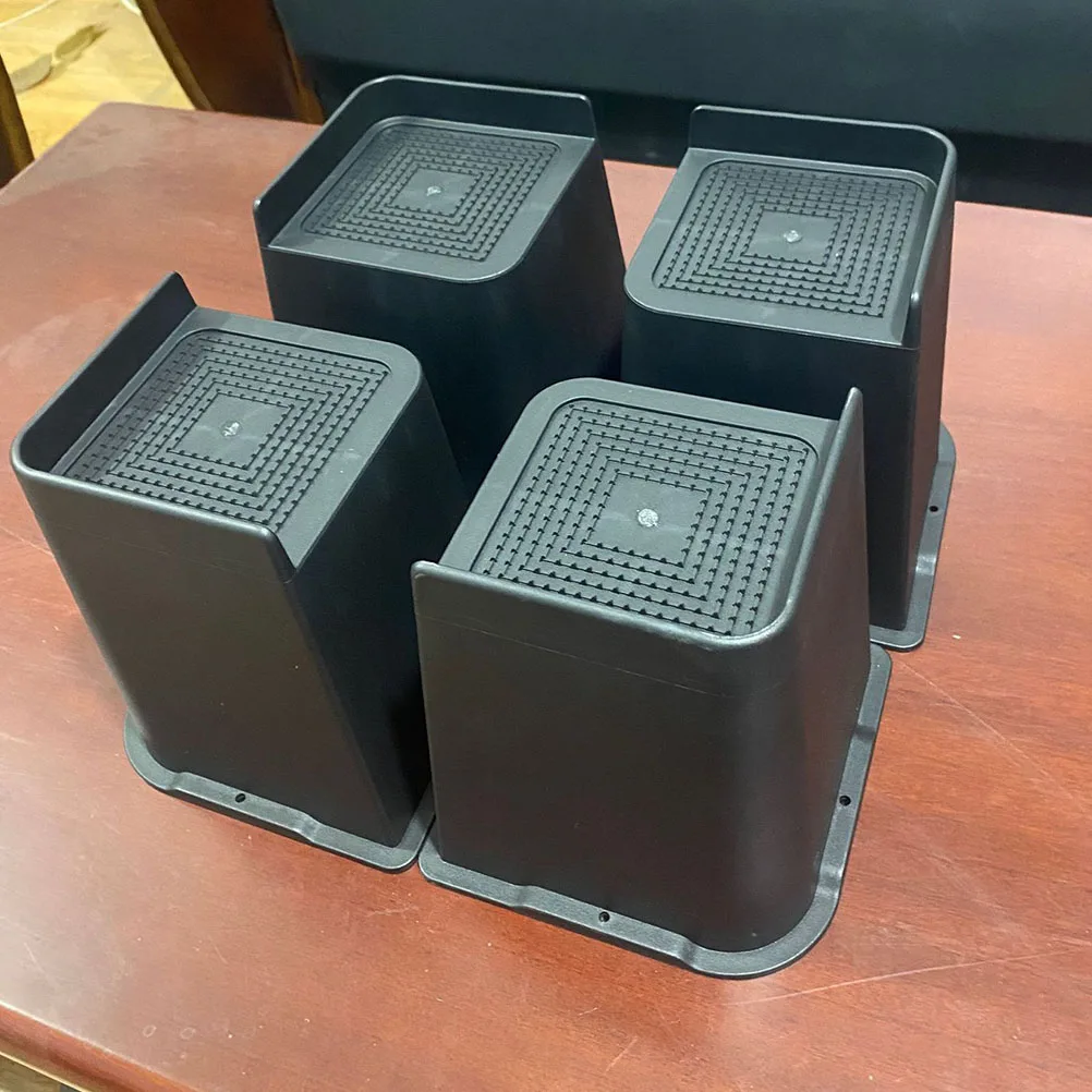 4pcs PP Bed Riser Heavy Duty Furniture Lifters Couch Sofa Table Leg Stabilizer Floor Protectors No Drilling Easy Install Strong
4pcs PP Bed Riser Heavy Duty Furniture Lifters Couch Sofa Table Leg Stabilizer Floor Protectors No Drilling Easy Install Strong