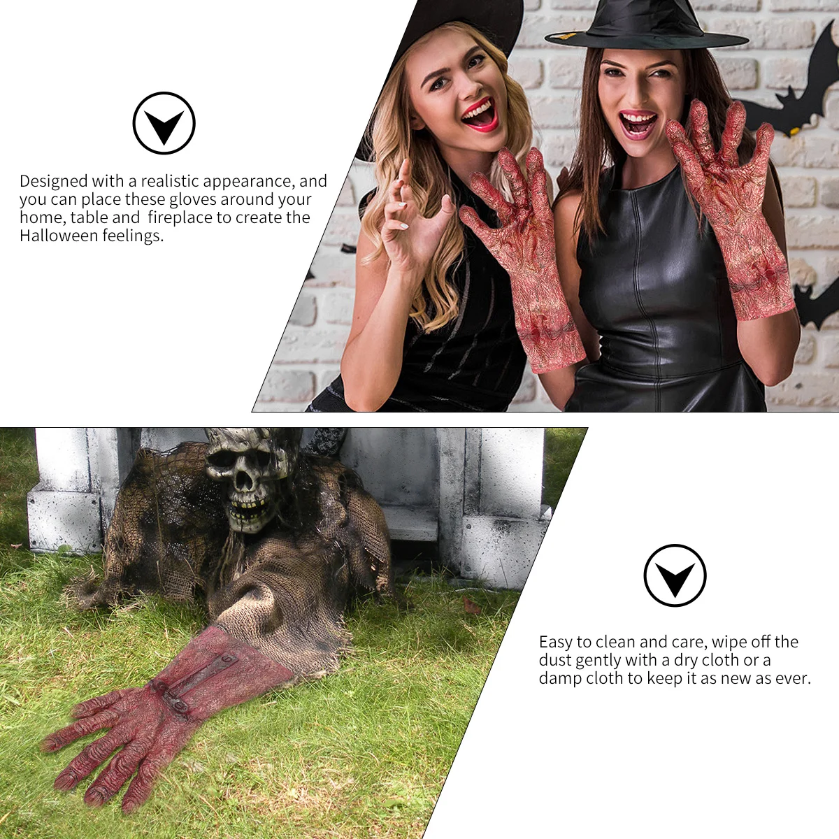 1 пара перчаток с кровью на Хэллоуин, темно-красные реалистичные страшные перчатки для косплея, вечерние Декор, реквизит ужасов и зомби
1 пара перчаток с кровью на Хэллоуин, темно-красные реалистичные страшные перчатки для косплея, вечерние Декор, реквизит ужасов и зомби