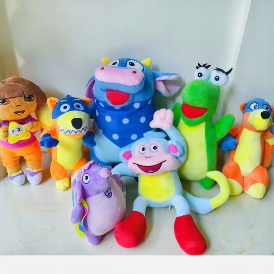 22-35cm Dora The Explorer Cartoon Doll Swiper Boots Benny Isa Tico Plush Toy Children Boys and Girls Birthday and festival Gift
22-35cm Dora The Explorer Cartoon Doll Swiper Boots Benny Isa Tico Plush Toy Children Boys and Girls Birthday and festival Gift