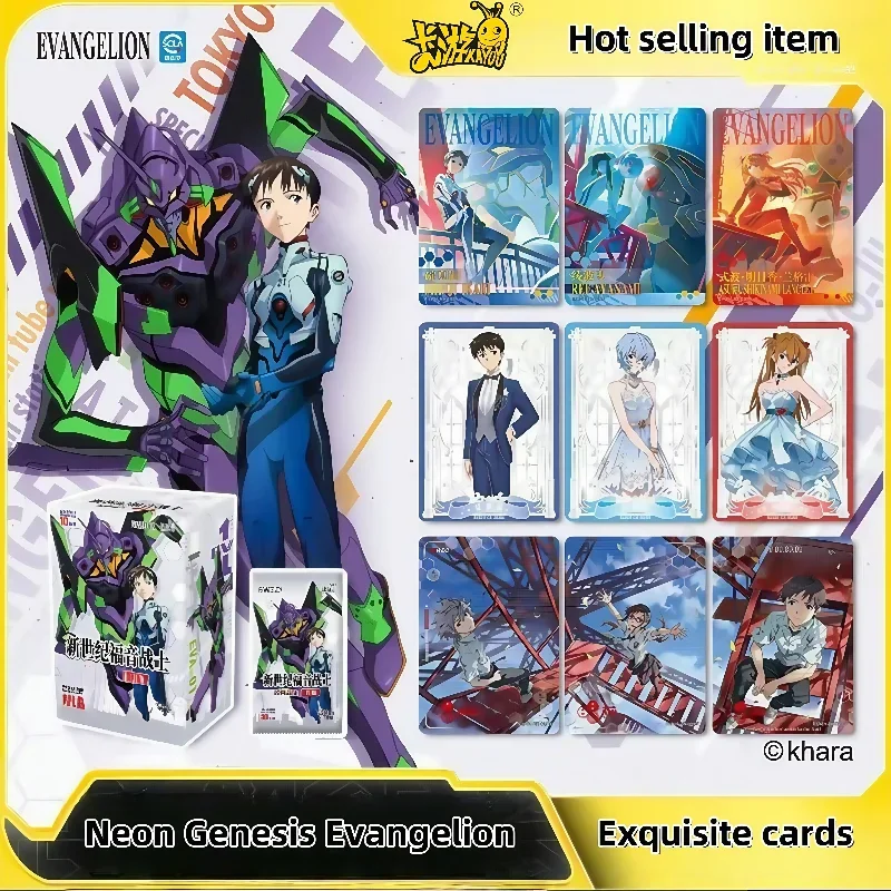 KAYOU Neon Genesis Evangelion Card Asuka Langley Soryu Ayanami Rei Ikari Shinji Mech Beginning Collection Anime Card Toys Gifts
KAYOU Neon Genesis Evangelion Card Asuka Langley Soryu Ayanami Rei Ikari Shinji Mech Beginning Collection Anime Card Toys Gifts