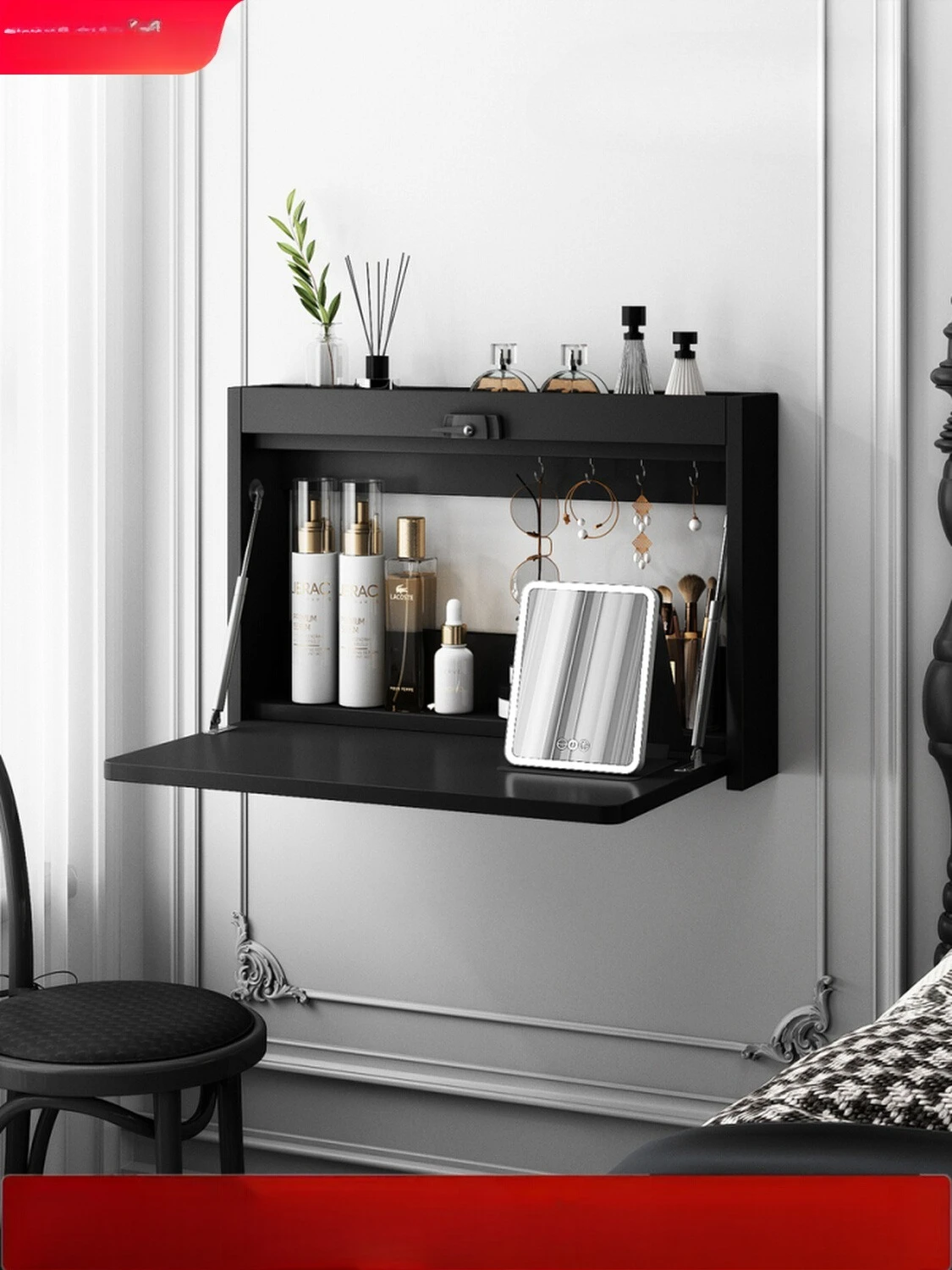 Hidden small apartment dresser modern minimalist storage cabinet integrated bedroom modern makeup mirror table mirror
Hidden small apartment dresser modern minimalist storage cabinet integrated bedroom modern makeup mirror table mirror