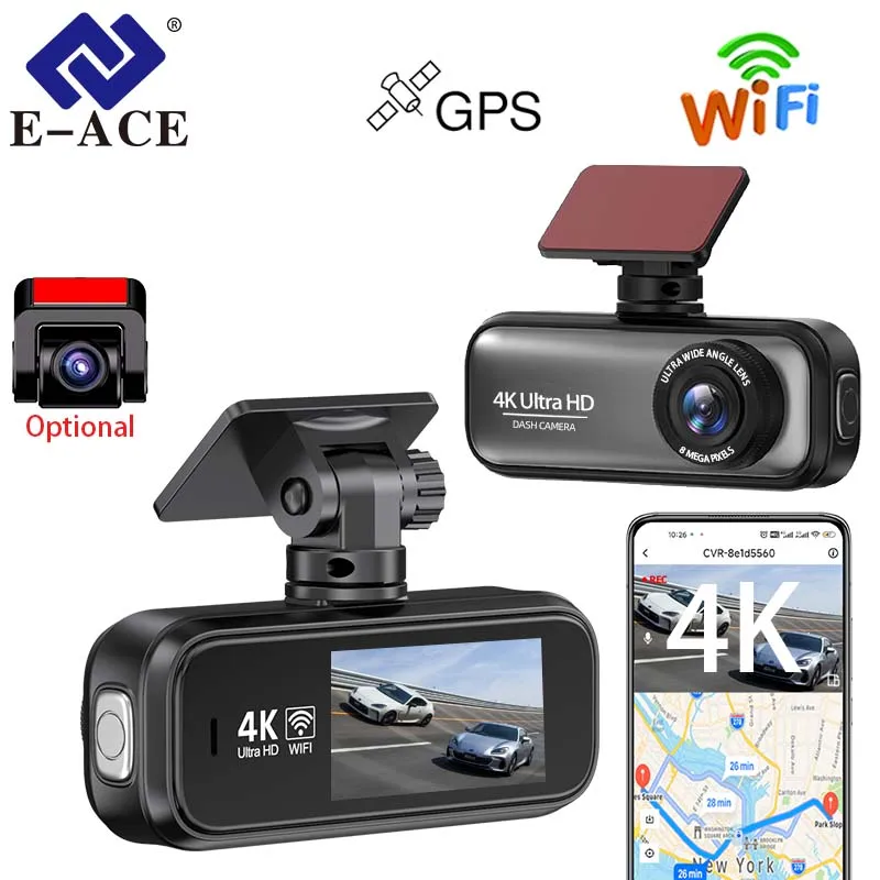 Mini 4K Dashcam Night Vision 24H WIFI GPS Record Car Camera DVR Dash Cam Optional 1080P Dual Lens Tools Black Box Video Record
Mini 4K Dashcam Night Vision 24H WIFI GPS Record Car Camera DVR Dash Cam Optional 1080P Dual Lens Tools Black Box Video Record