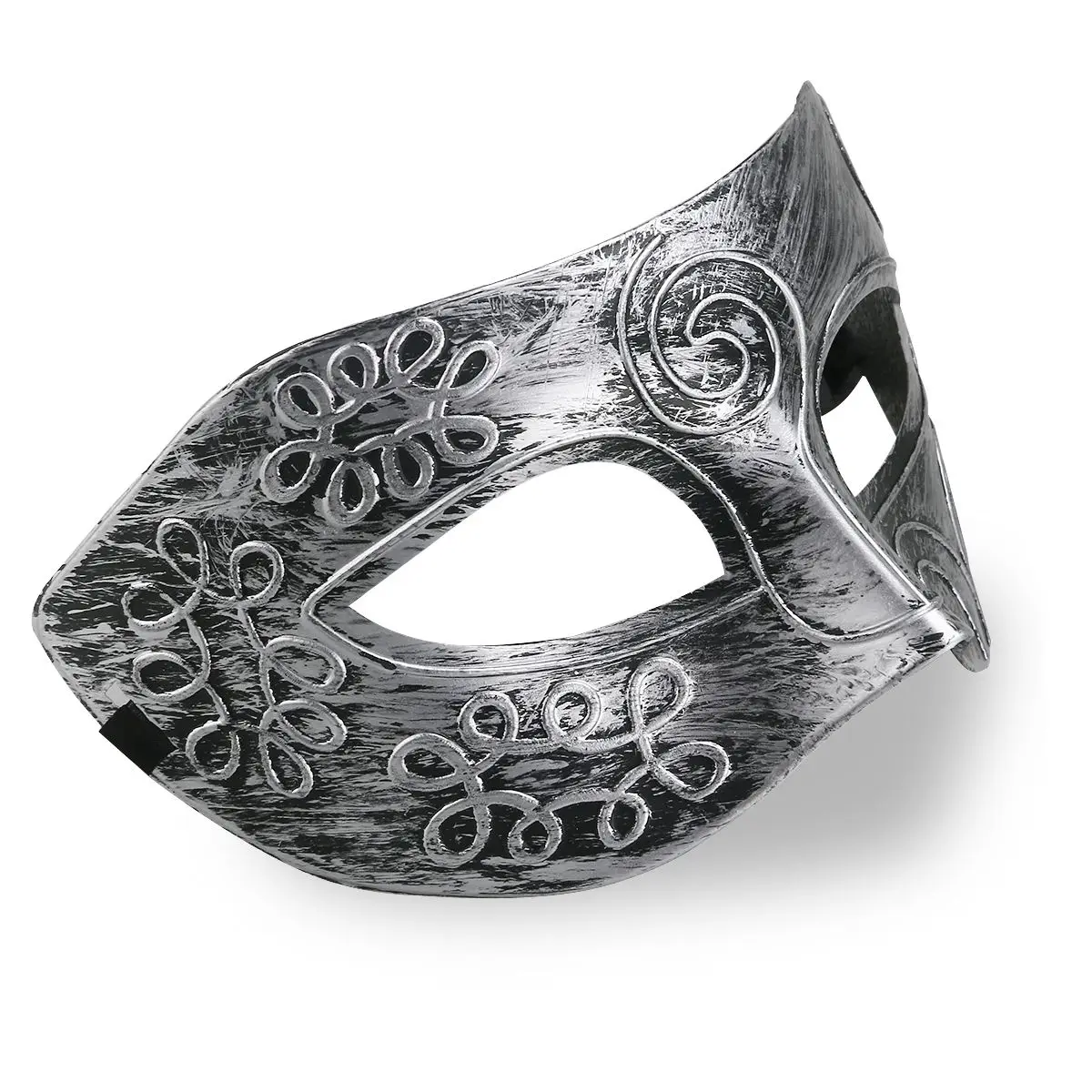 Greek Roman Fighter Masquerade Mask for Men Silver Hard Plastic 17x9x8cm Dance Ball Halloween Costume Accessories Comfortable
Greek Roman Fighter Masquerade Mask for Men Silver Hard Plastic 17x9x8cm Dance Ball Halloween Costume Accessories Comfortable