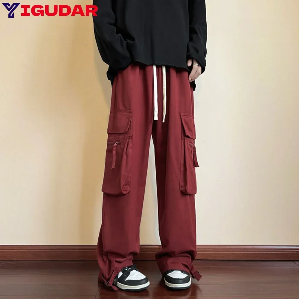 Y2K Cargo Pants Men Harajuku Trousers Male Streetwear Hip Hop Pocket Loose Casual American ropa hombre joggers men clothing 
Y2K Cargo Pants Men Harajuku Trousers Male Streetwear Hip Hop Pocket Loose Casual American ropa hombre joggers men clothing