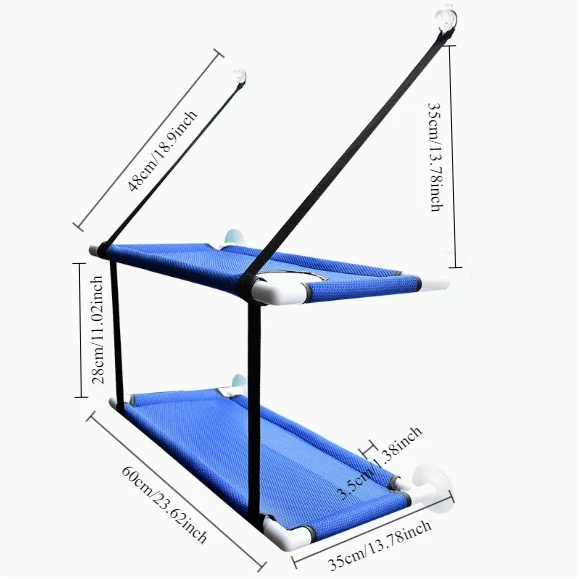 Double Layer Cat Window Hammock Bed With Tunnel Suction Cup Hanging Sunny Seat Cat Sofa Winter Warm Pet Bed For Indoor Kittens
Double Layer Cat Window Hammock Bed With Tunnel Suction Cup Hanging Sunny Seat Cat Sofa Winter Warm Pet Bed For Indoor Kittens