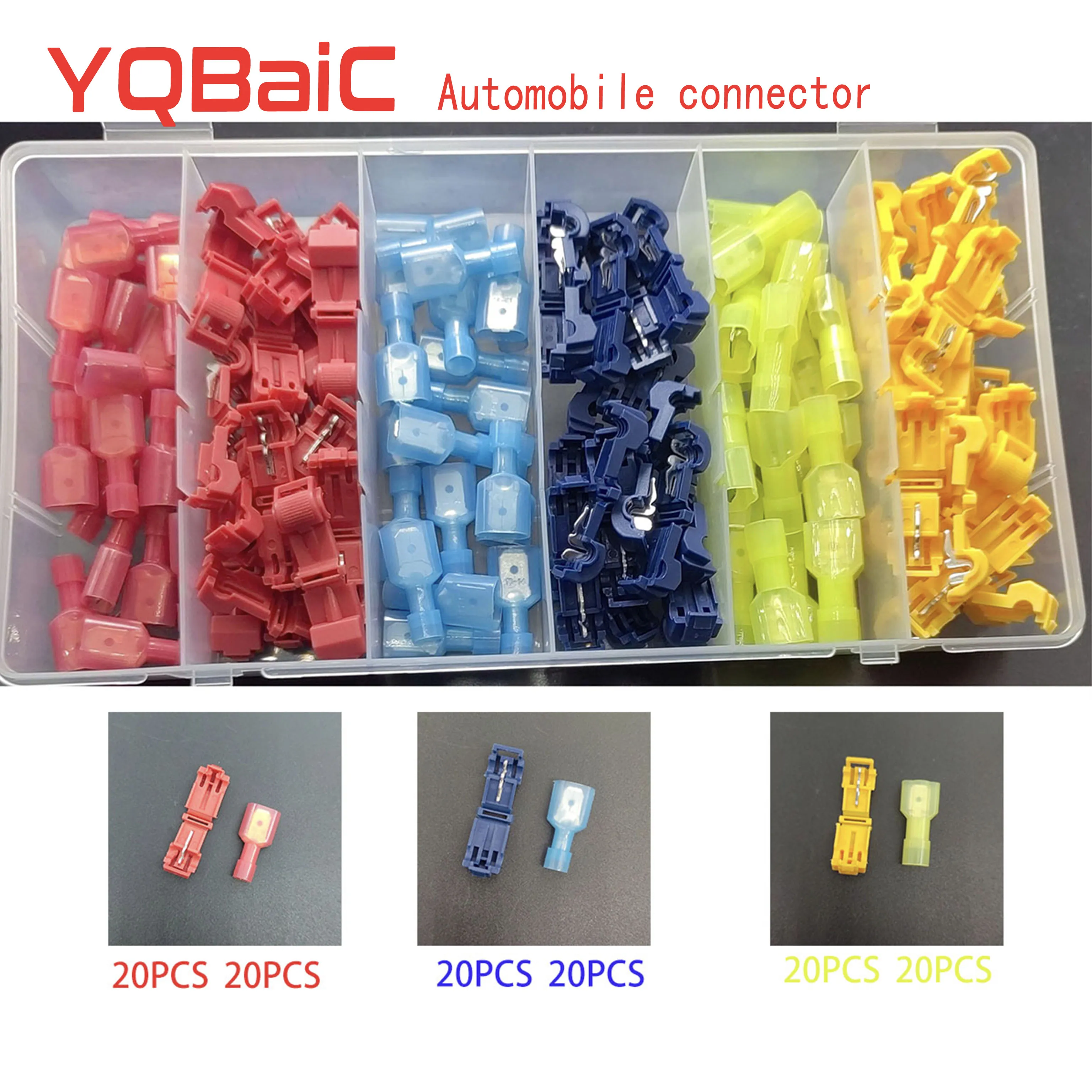 18/30/48/120 Pcs T-Tap Connector Quick Electrical Cable Connector Snap Splice Lock Wire Terminal Waterproof Crimp Wire Terminal
18/30/48/120 Pcs T-Tap Connector Quick Electrical Cable Connector Snap Splice Lock Wire Terminal Waterproof Crimp Wire Terminal