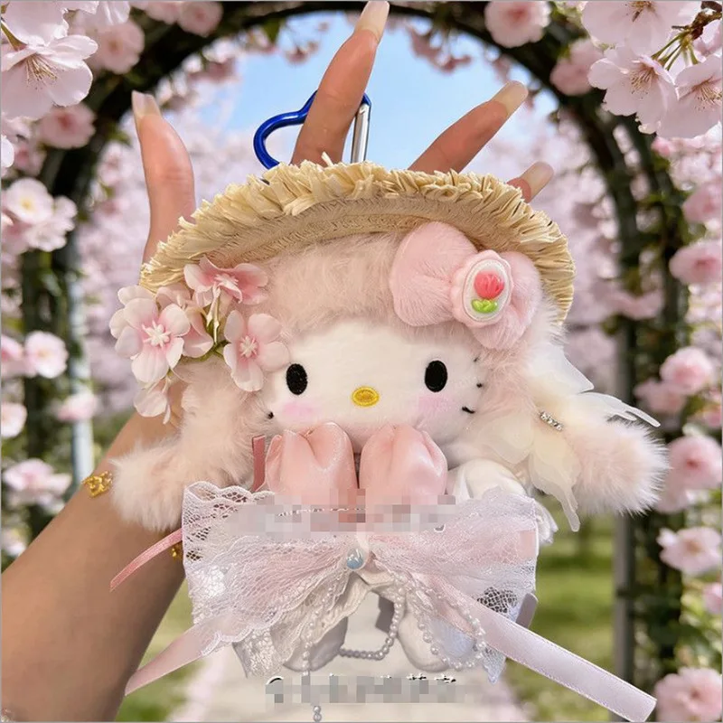 Плюшевая кукла-брелок Hello Kitty в аниме-костюме, 15 см, серия платьев, с наполнителем из ПП-хлопка, кавайный подарок-подвеска для школьной сумки
Плюшевая кукла-брелок Hello Kitty в аниме-костюме, 15 см, серия платьев, с наполнителем из ПП-хлопка, кавайный подарок-подвеска для школьной сумки