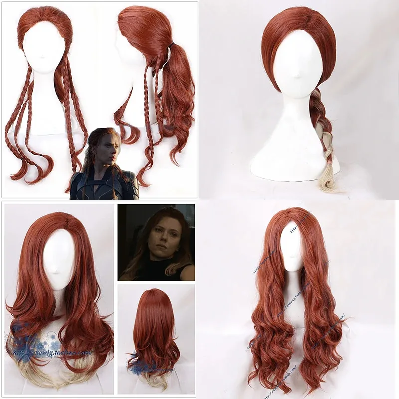 Movie Five Styled Black Widow Natalia Alianovna Romanova Cosplay Wig Natasha Romanoff Heat Resistant Synthetic Hair + Wig Cap
Movie Five Styled Black Widow Natalia Alianovna Romanova Cosplay Wig Natasha Romanoff Heat Resistant Synthetic Hair + Wig Cap