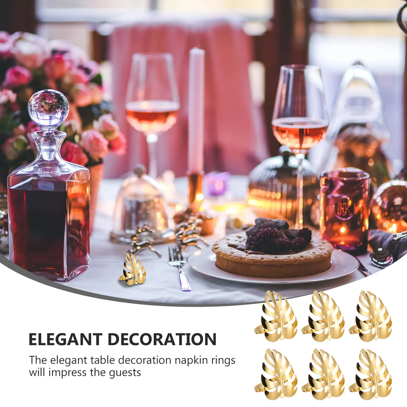 Monstera Leaf Napkin Rings Decorative Buckle Elegant Tableware Wedding Party Christmas Banquet Reusable Alloy Shine
Monstera Leaf Napkin Rings Decorative Buckle Elegant Tableware Wedding Party Christmas Banquet Reusable Alloy Shine