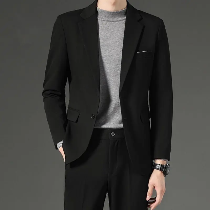 Black Men's Suit Jackets Business Coat Korean Style Clothes Vintage Clothing Classic Fashion 2025 New in Formal Male Blazer
Black Men's Suit Jackets Business Coat Korean Style Clothes Vintage Clothing Classic Fashion 2025 New in Formal Male Blazer