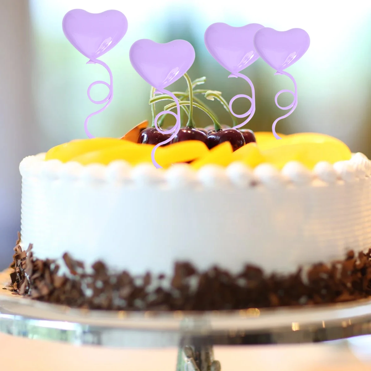 40Pcs Heart-Shaped Cake Ornaments Deep Purple Creative Design for Birthday and Party Desserts Cake Picks Party Cupcake Topper
40Pcs Heart-Shaped Cake Ornaments Deep Purple Creative Design for Birthday and Party Desserts Cake Picks Party Cupcake Topper