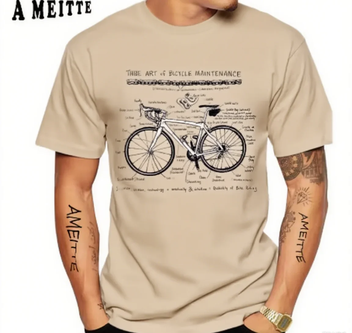 Bike Mechanic Themed Cotton T - Shirt Bicycle Diagram Art Must - Have for Cycling Fans Streetwear Print New Arrival Tee S-4XL
Bike Mechanic Themed Cotton T - Shirt Bicycle Diagram Art Must - Have for Cycling Fans Streetwear Print New Arrival Tee S-4XL