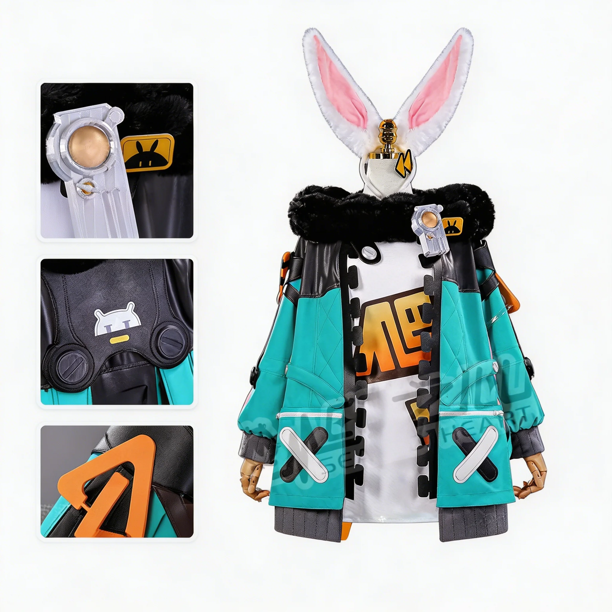 Project Mugen Taffy Cosplay Full Set Bunny Ear Urban Outfit
Project Mugen Taffy Cosplay Full Set Bunny Ear Urban Outfit