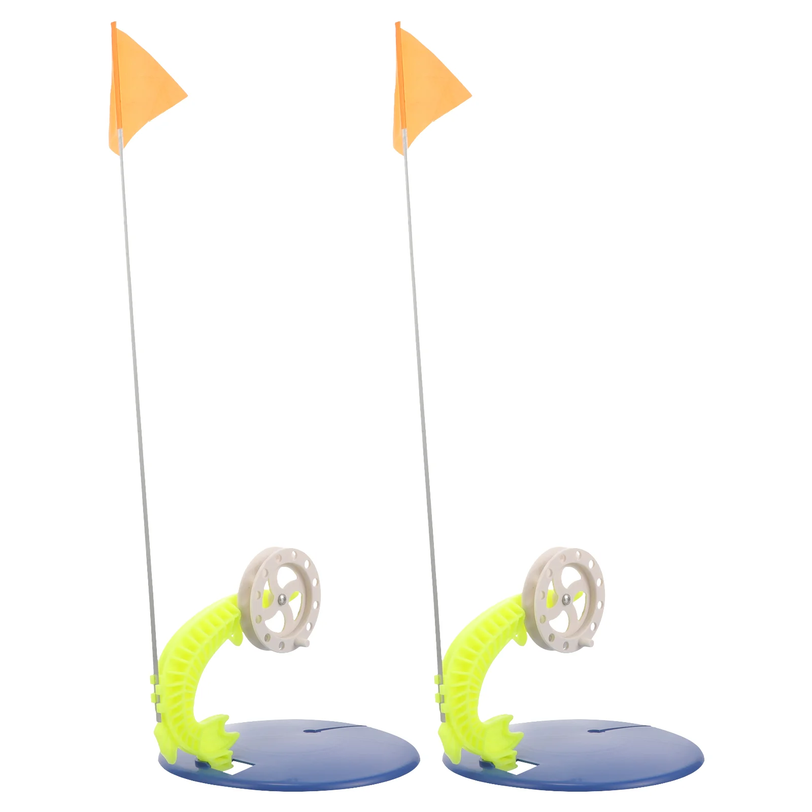 2 Pcs Ice Fishing Portable Angling Flag Fishing Supplies Fluorescent Yellow ABS Material Strong Flag Fish
2 Pcs Ice Fishing Portable Angling Flag Fishing Supplies Fluorescent Yellow ABS Material Strong Flag Fish