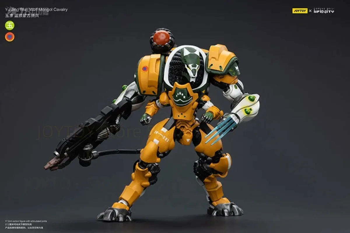 In Stock JOYTOY English-Filaine Mecha Series Yujing Blue Wolf Force Mongolian Cavalry (White Flag Army) Action Figure Toy
In Stock JOYTOY English-Filaine Mecha Series Yujing Blue Wolf Force Mongolian Cavalry (White Flag Army) Action Figure Toy