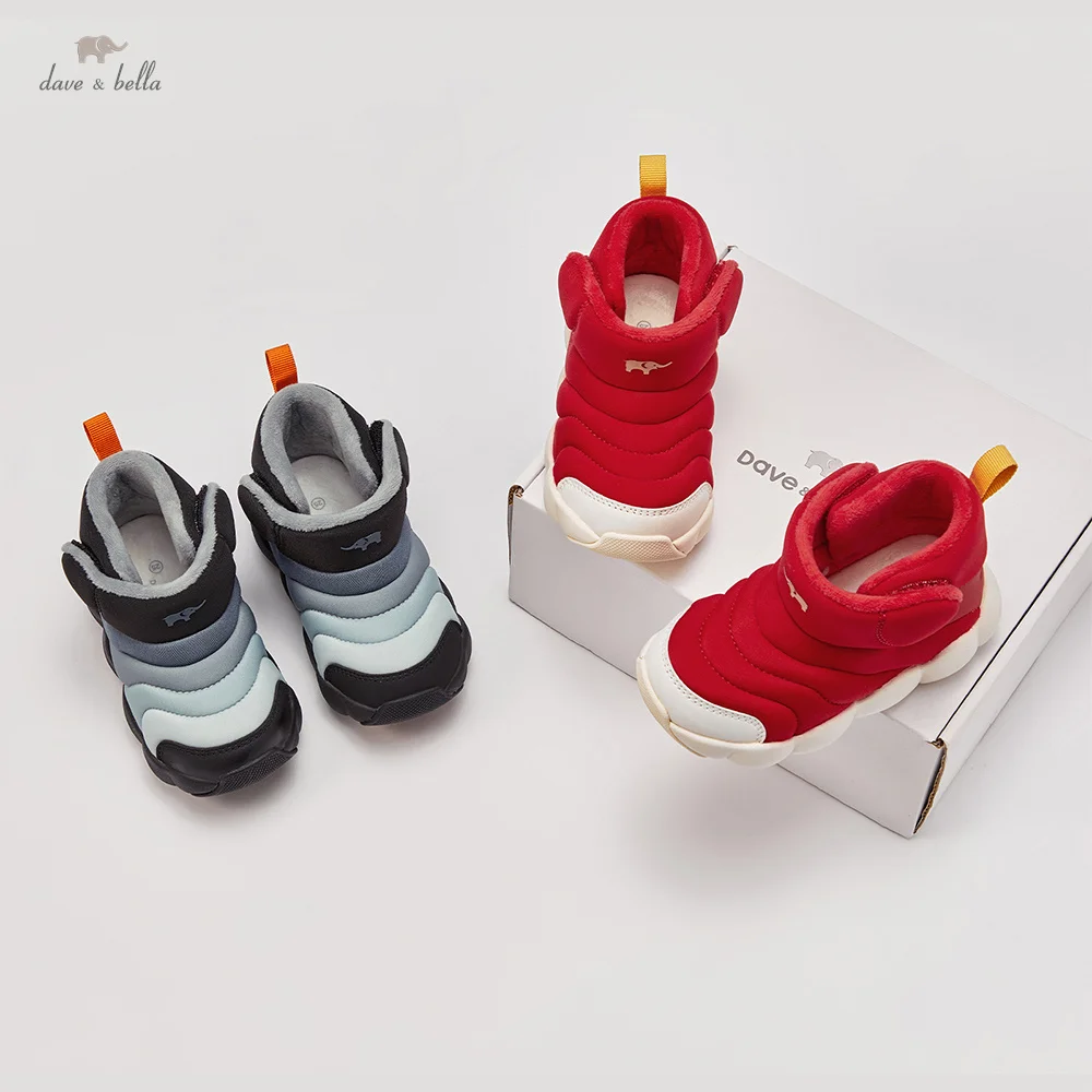 Dave Bella, зимняя детская бархатная спортивная обувь, модная повседневная утепленная нескользящая обувь Caterpillar для мальчиков и девочек, уличная обувь DB4253935 
Dave Bella, зимняя детская бархатная спортивная обувь, модная повседневная утепленная нескользящая обувь Caterpillar для мальчиков и девочек, уличная обувь DB4253935