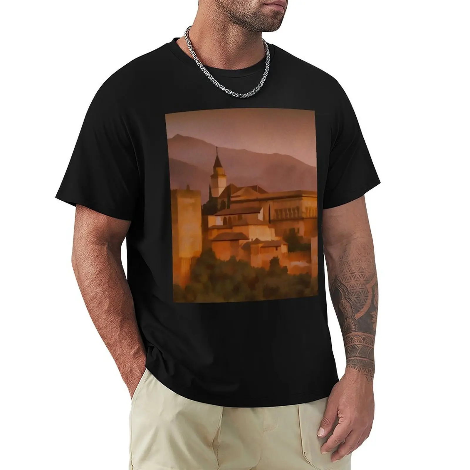 Alhambra Travel Poster Granada Spain T-Shirt graphics Blouse Clothing men tshirt
Alhambra Travel Poster Granada Spain T-Shirt graphics Blouse Clothing men tshirt