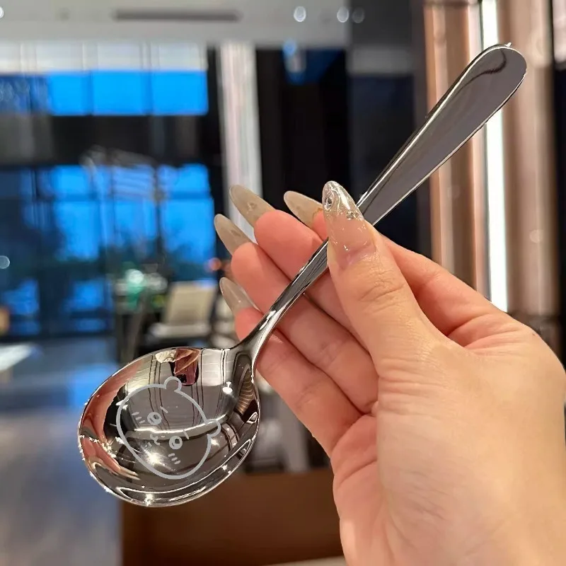 Usagi Spoon Chiikawa Cartoon Cute 304 Stainless Steel Round Long Handled Western Style Food Spoon Tableware Dining New Home Gift
Usagi Spoon Chiikawa Cartoon Cute 304 Stainless Steel Round Long Handled Western Style Food Spoon Tableware Dining New Home Gift