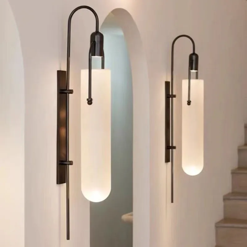 Arc Well Sconce Light Modern design Glass black and gold lamp for Living room Bar Restaurant Kitchen LED bedroom bedside lamps
Arc Well Sconce Light Modern design Glass black and gold lamp for Living room Bar Restaurant Kitchen LED bedroom bedside lamps