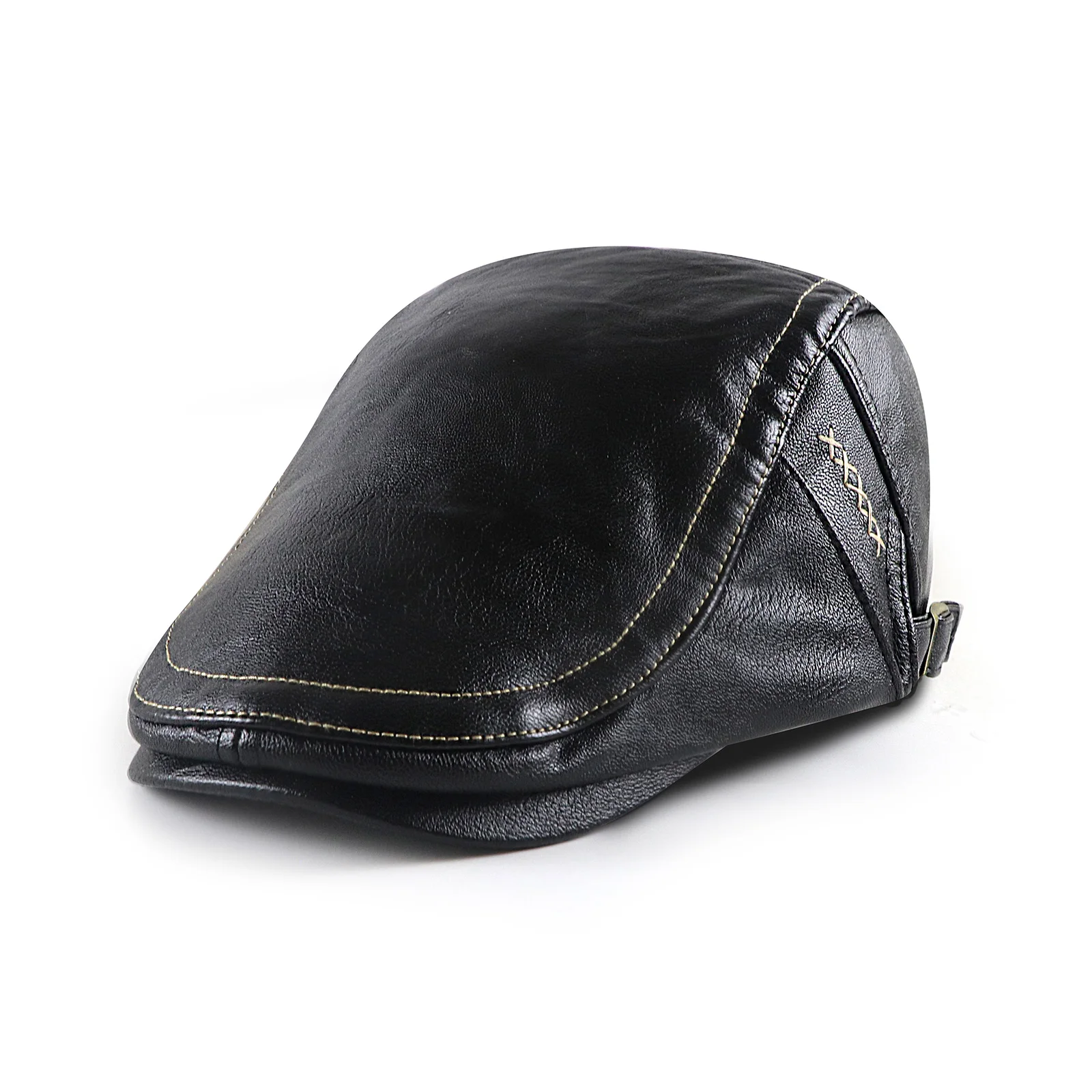 Autumn Winter Men Beret Hat Real Leather Flat Cap Male Adjustable High Quality Fashion Warm Leather Mens Retro Beret Caps 2024
Autumn Winter Men Beret Hat Real Leather Flat Cap Male Adjustable High Quality Fashion Warm Leather Mens Retro Beret Caps 2024