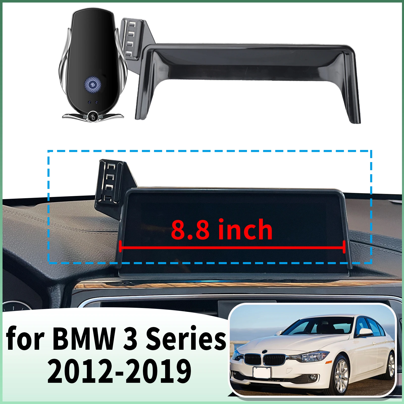 fit for BMW 3 Series 2012 2013 2014-2019 (8.8in) Specific Dashboard Navigation Phone Holder Mount Design Car accessoires
fit for BMW 3 Series 2012 2013 2014-2019 (8.8in) Specific Dashboard Navigation Phone Holder Mount Design Car accessoires