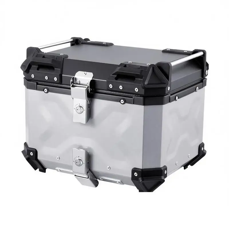 Motorbike Tail Trunk 45L For Commuting Touring Storage, Aluminum Alloy Material Leather Lining Detachable Lock Design Backrest Pad Motorcycle Frame Fit Accessory
Motorbike Tail Trunk 45L For Commuting Touring Storage, Aluminum Alloy Material Leather Lining Detachable Lock Design Backrest Pad Motorcycle Frame Fit Accessory