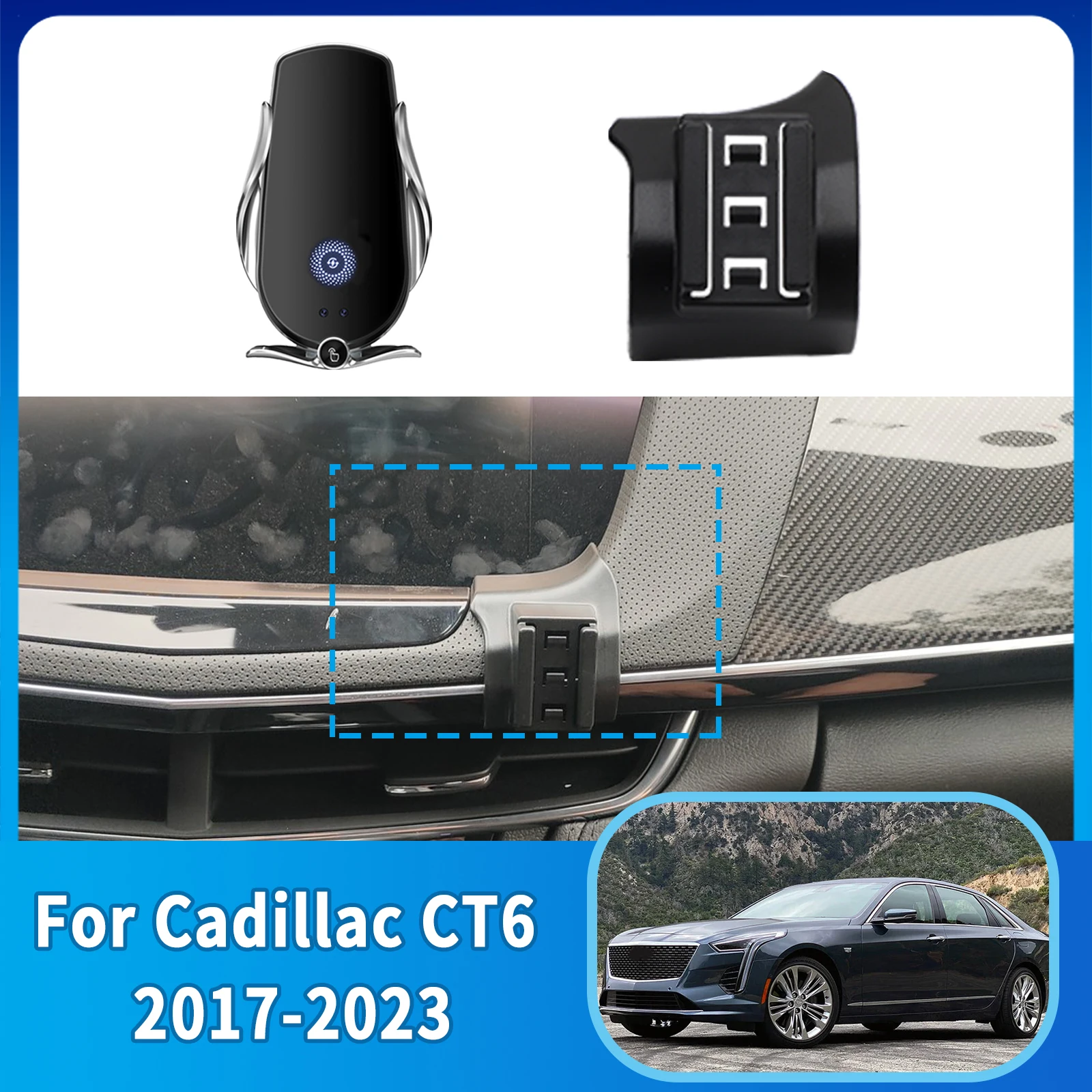 Car Mobile Phone Holder for Cadillac CT6 2017 2018 2019 2020 2021 2022 2023 GPS Bracket Accessories Navigation Stand Auto
Car Mobile Phone Holder for Cadillac CT6 2017 2018 2019 2020 2021 2022 2023 GPS Bracket Accessories Navigation Stand Auto