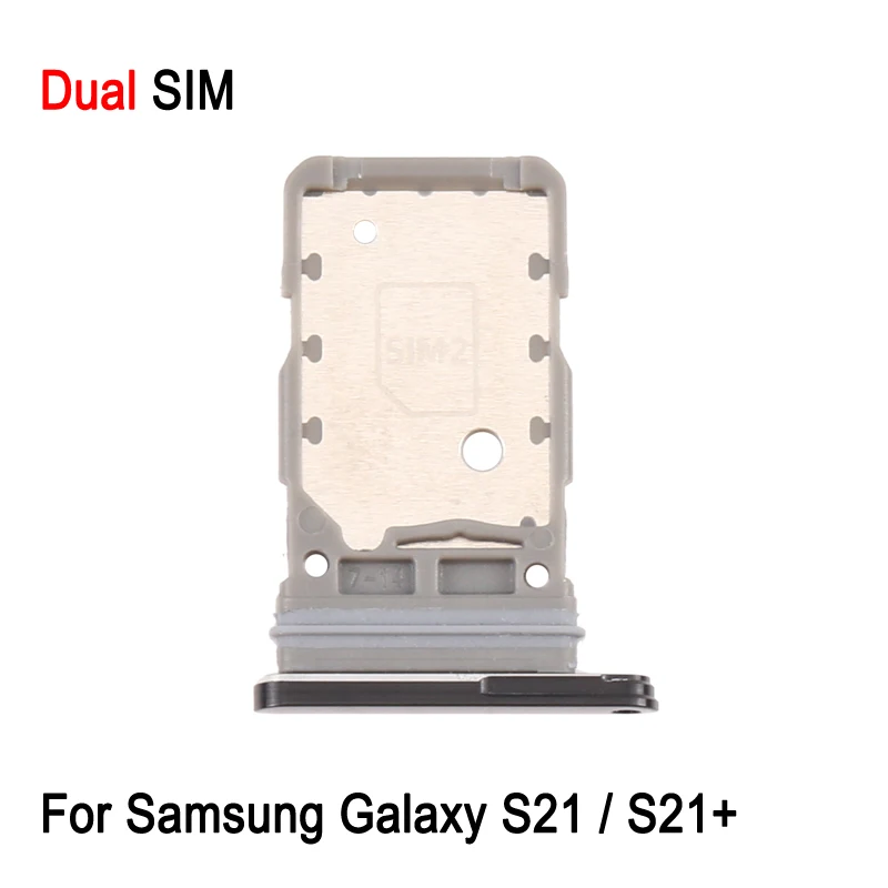 Лоток для SIM-карты для Samsung Galaxy S21 5G SM-G991 / S21 Plus SM-G996, SIM1 + SIM2 лоток для карт, запасная часть 
Лоток для SIM-карты для Samsung Galaxy S21 5G SM-G991 / S21 Plus SM-G996, SIM1 + SIM2 лоток для карт, запасная часть