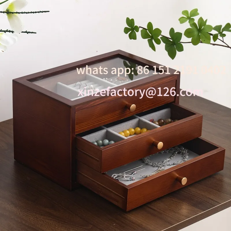 Customizable Box Organizer and Storage Multi Functional Drawer Style Jewelry Box Retro Personalized Packaging Sup
Customizable Box Organizer and Storage Multi Functional Drawer Style Jewelry Box Retro Personalized Packaging Sup
