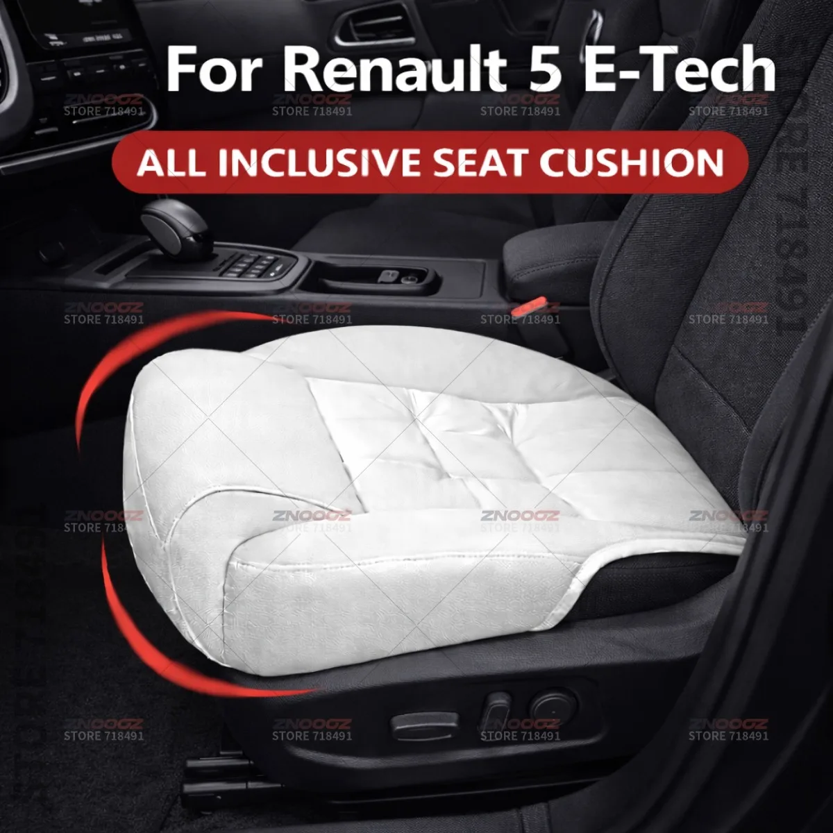 Подушка-удлинитель для автомобильного сиденья с поддержкой для ног, из пены с эффектом памяти, аксессуар для интерьера Renault 5 E-Tech
Подушка-удлинитель для автомобильного сиденья с поддержкой для ног, из пены с эффектом памяти, аксессуар для интерьера Renault 5 E-Tech