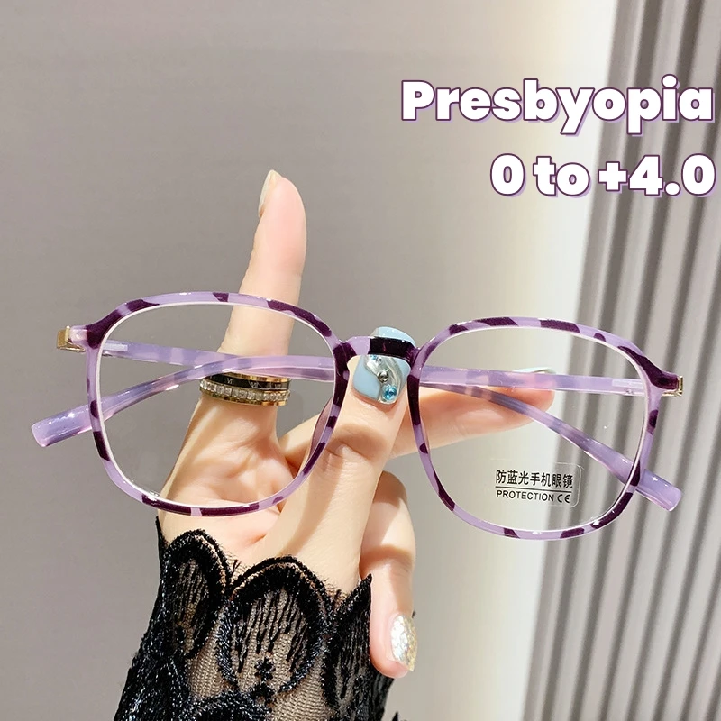 Women Full Frame Anti Blue Light Eyewear Fashion Elderly High-definition Reading Glasses Colorful Ultra Light Presbyopia Glasses
Women Full Frame Anti Blue Light Eyewear Fashion Elderly High-definition Reading Glasses Colorful Ultra Light Presbyopia Glasses