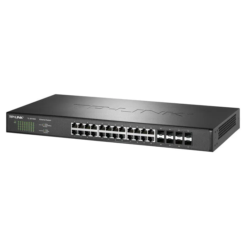 TP-Link 24 Port 2.5GbE Ethernet Switch 2500Mbps Network Switcher With 10G SFP+ Uplink Networking Hub Internet Splitter TL-SH1832
TP-Link 24 Port 2.5GbE Ethernet Switch 2500Mbps Network Switcher With 10G SFP+ Uplink Networking Hub Internet Splitter TL-SH1832